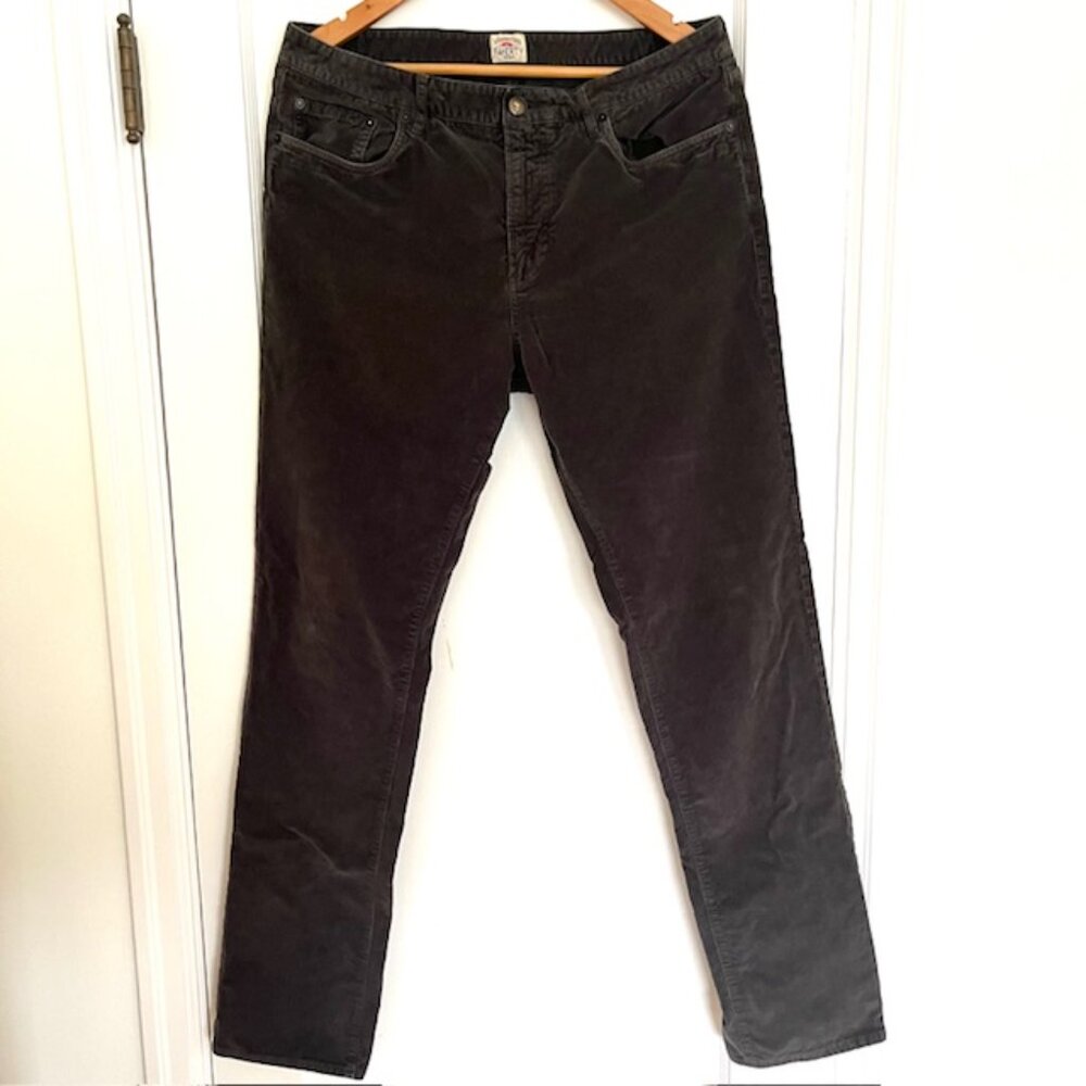 Faherty 5 Pocket Cord in Washed Black | Size 34 - Picture 7 of 10